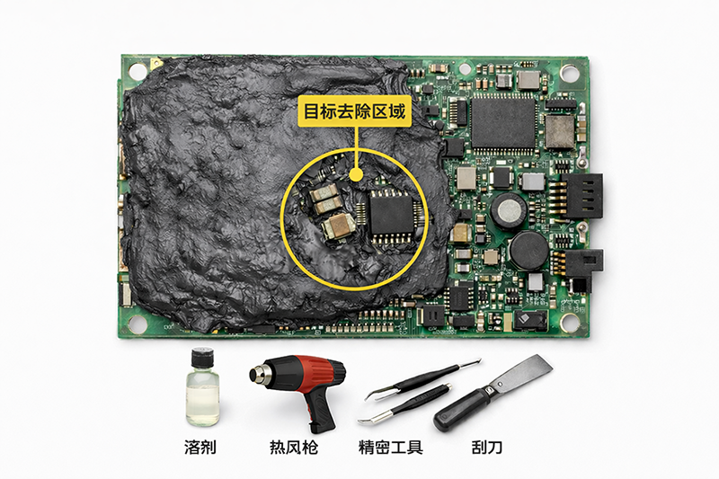 如何去除導(dǎo)熱灌封膠